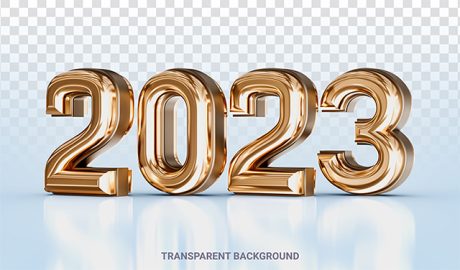 2023新年C4D立体字特效字A