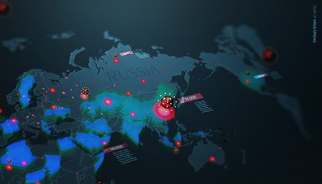 新型冠状病毒世界疫情分布图合集A